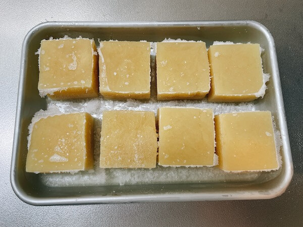 冷凍後の木綿豆腐