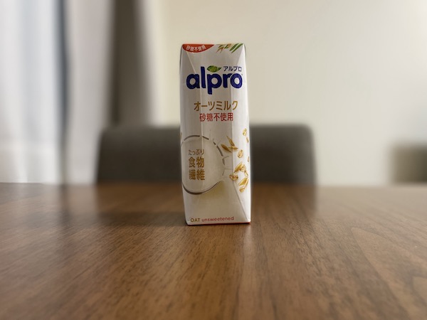 アルプロオーツミルク砂糖不使用